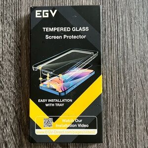 Lot of 2: EGV Tempered Glass Screen Protectors for IPhone 13 Pro